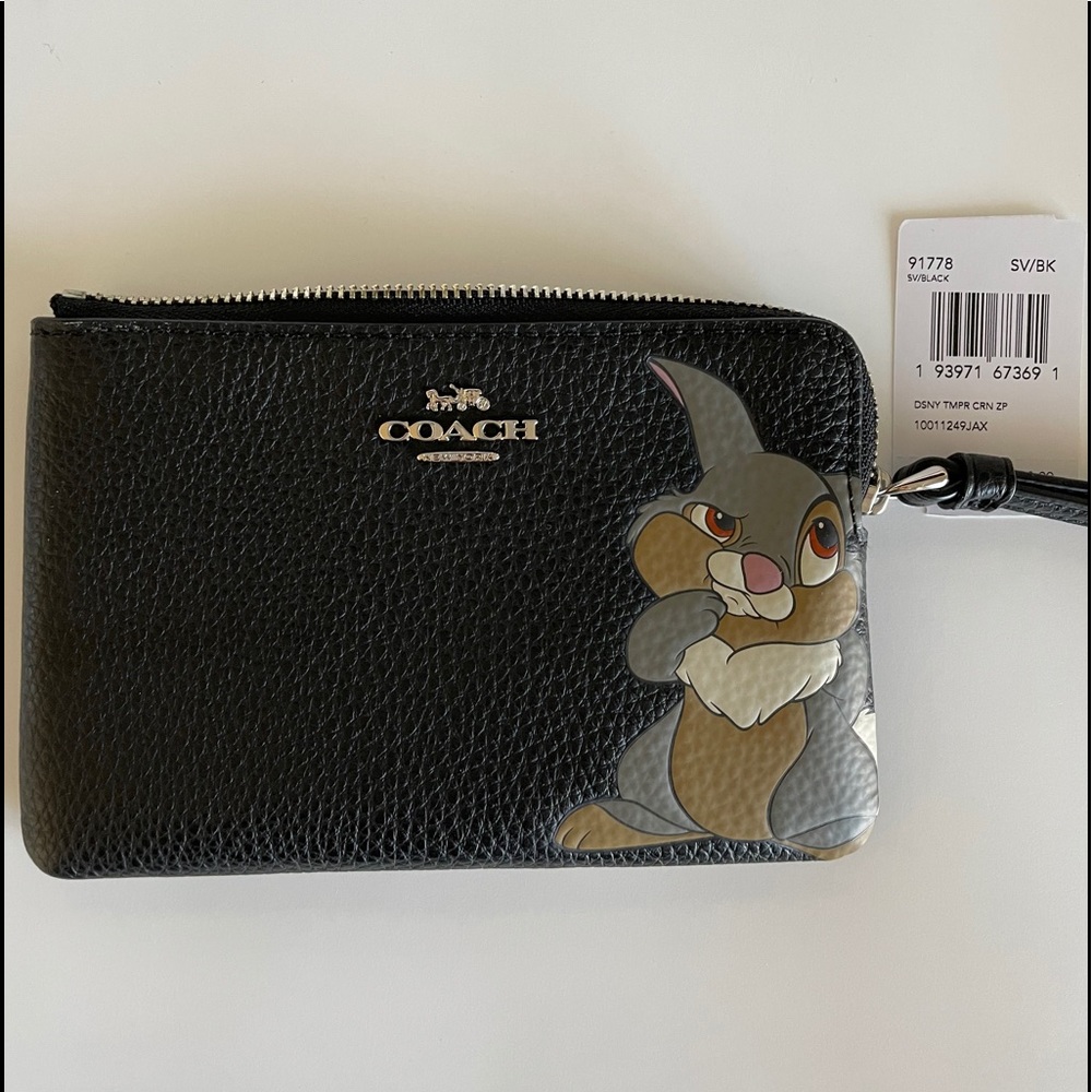 COACH X Disney Thumper Wristlet